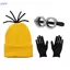 SAIA Set 3 Phụ Kiện Cosplay: Mũ, Kính Hơi Nước & Găng Tay Đen - Trang Trí Halloween Cho Người Lớn