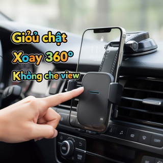 Giá Đỡ Điện Thoại Ô Tô Abs Chất Liệu Mạnh Nano Hút 360 Xoay Đa Năng Phù Hợp Chống Trượt Miếng Lót Bền