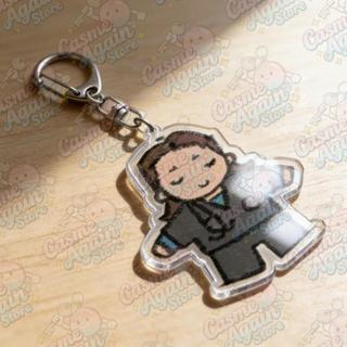 Cartoon Chibi The Pitt Keychain Accessories Bag Keyrings Jewelry Manga Fans Gifts
