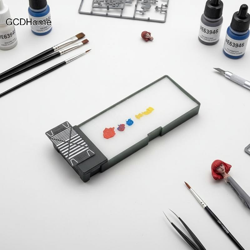 GCDHome Acrylic Model Coloring Wet Palette 20 Lưới Lưu Trữ Giữ Sơn Ướt Lý Tưởng Cho Dễ Dàng Lớp Tranh Studio Tool HOT