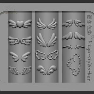 [hatheaven] Khuôn Silicon 3D Móng Tay Nghệ Thuật Hoa Hồng Cánh Nơ Retro Thiết Kế Họa Tiết Cứu Trợ DIY Mẫu Móng Tay Dụng Cụ Thiết Kế Làm Móng Tay Đẹp