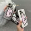 Lợn bột ngẩn người Đối với iPhone 17PROMAX trường hợp điện thoại 16/15 rõ ràng hút từ 14