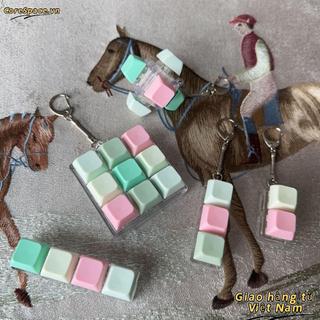 Bàn phím ngón tay CORESSPACE, Keycap Nút chìa khóa Fidget Móc khóa, Tiện ích 2 / 3 / 6 / 9 Phím Giảm căng thẳng Pinch Đồ chơi dành cho người lớn