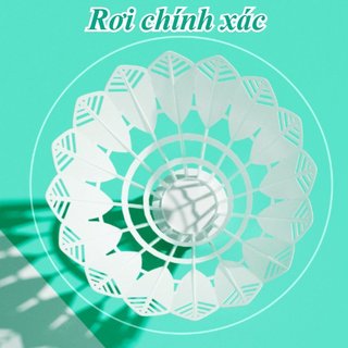 Cầu lông nylon bền bỉ, chuyến bay ổn định, phù hợp cả trong và ngoài trời