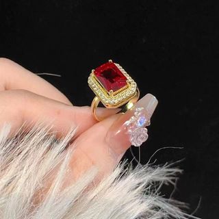 Shili Nhẫn Đỏ Phong Cách Truyền Thống, Phụ Kiện Cưới Sang Trọng
