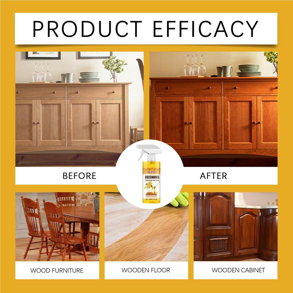 Chất tẩy rửa và phục hồi 120ml Xịt chăm sóc phục hồi cho đồ nội thất Máy phục hồi đánh bóng cho sàn tủ làm việc jiwvn