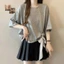 Áo thun ngắn tay dành cho nữ, thời trang mới mùa hè, dáng rộng và giản dị, áo thun giảm béo dành cho nữ