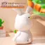 HFTOY Bunny Piggy Bank Hình Hộp Tiết Kiệm Tiền Tượng Động Vật Thủ Công Hộp Tiết Kiệm Cho Kệ Nhà Để Bàn Phòng Ngủ Quà Tặng Sinh Nhật ~