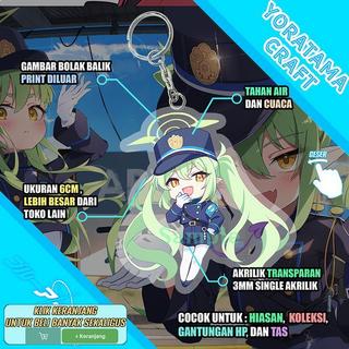 Gantungan Kunci Shupogaki Tachibana Blue Archive, Keychain Anime Lucu - Hikari