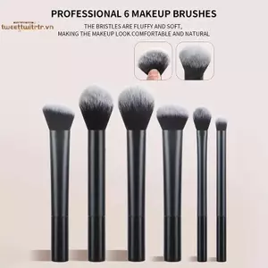 TRTR 6 / 7 / 8 / 12 Cái Pro Bộ Cọ Trang Điểm Phấn Mắt Blush Loose Powder Concealer Beauty Brush Kích Thước Du Lịch Mềm Mại Cao Cấp Tổng Hợp Tóc VN