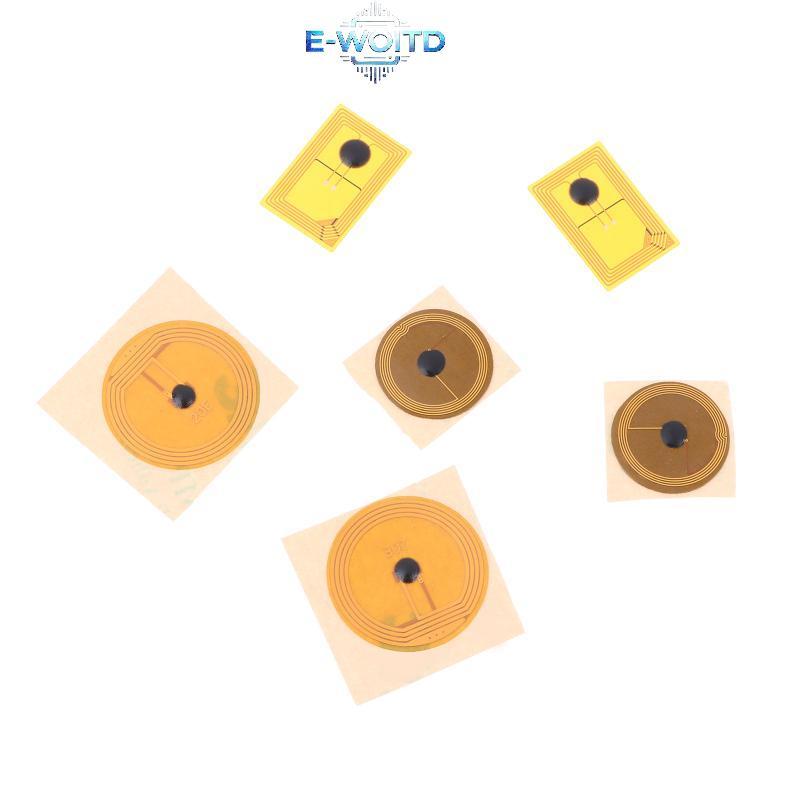 E-WOITD 5 10 Chiếc Micro Chip FPC Nhỏ NFC NXP Ntag213 RFID Stier Tag để Quản Lý Hàng tồn kho 10MM 15MM 12x18MM E-WOITD