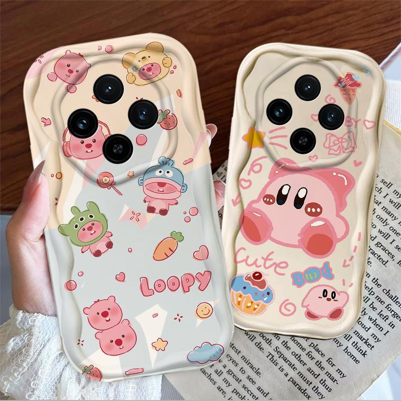 Thích hợp cho Redmi 14C 3D Wave Soft TPU Loopy Kirby Vỏ điện thoại chống sốc