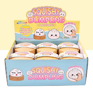 Đồ chơi mềm hình bánh bao lấp lánh VN, Hộp quà bí ẩn, Mô hình thực phẩm mềm màu sắc tươi sáng, Đồ chơi cảm giác bóng bóp giảm căng thẳng.