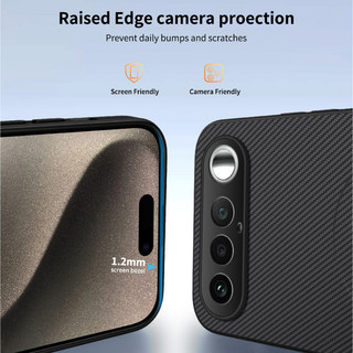 Vỏ từ tính bằng da bằng sợi Carbon cho Realme 16 5G Vỏ mờ sang trọng chống sốc Sạc không dây Vỏ chống sốc