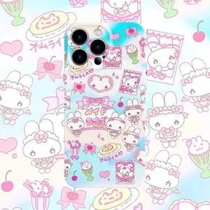 Ốp Điện Thoại Rabbit Maid QYJS Thích Hợp Cho IPhone 17 AIR 12 PRO 13 14 15 16 ProMax 11 XR XSMAX 7 8 PLUS Phim Vỏ Cứng Chống Bụi Bẩn Chống Sốc