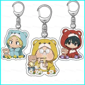 HK1 SAKAMOTO NGÀY Acrylic Móc Khóa Shin Asakura Mặt Dây Chuyền LU BOOTANG Phụ Kiện Anime Ngoại Vi KH1