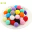 100 Cái / lốc Macaron Pompom Bóng Lông Tơ 10 Mm Coloful Sang Trọng Bóng Thủ Công DIY Trang Trí Đồ Chơi Băng Đô Phụ Kiện Chất Liệu Đẹp