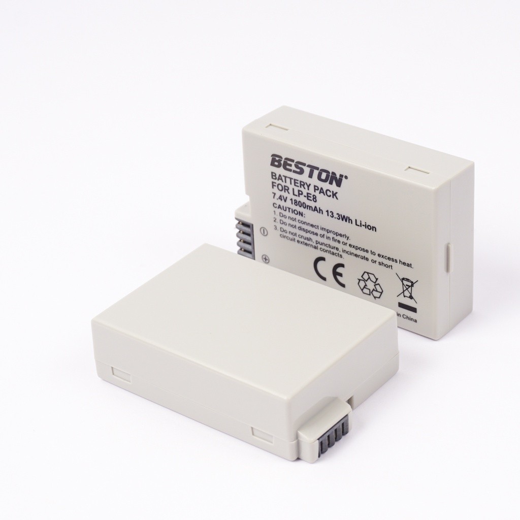 Bộ Sạc Pin Máy Ảnh Canon Beston LP-E8 1800mAh Cho Máy Ảnh Canon 550D 600D 650D 700D ( hàng chính hãng )