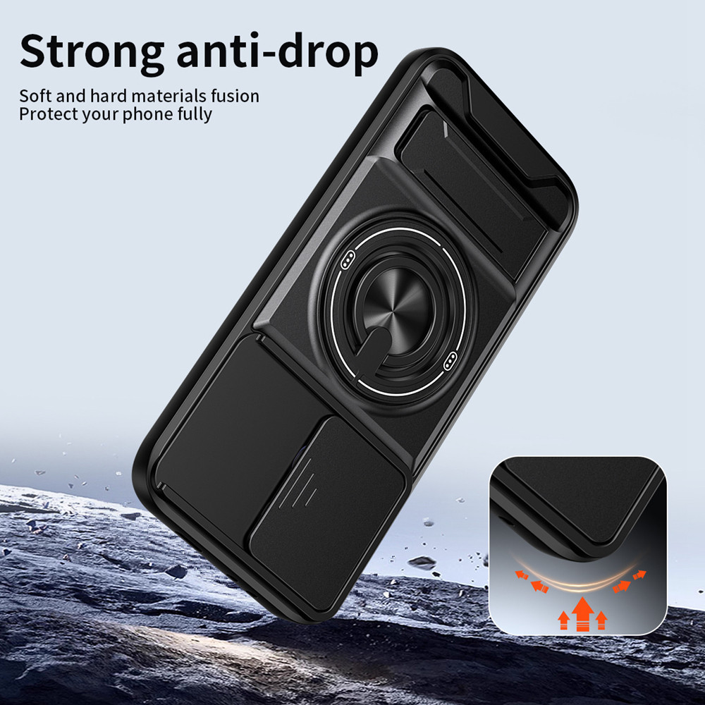 Ốp Điện Thoại Đa Năng Sang Trọng Thích Hợp Cho Infinix Note Edge 5G 60 Ultra 40 50 Pro Dây 360°Giá đỡ vòng có vỏ máy ảnh Vỏ bảo vệ toàn diện chống sốc