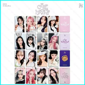 HT2 4 Cái / bộ QWER LOMO Card 4th Mini Album CEREMONY Hina Bưu Thiếp Bộ Sưu Tập Ngôi Sao Ngoại Vi TH2