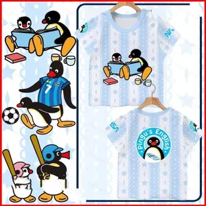 GC1 PINGU 2026 bóng đá FIFA Áo thun 110cm-160cm trẻ em người lớn anime tay ngắn hàng đầu GC1