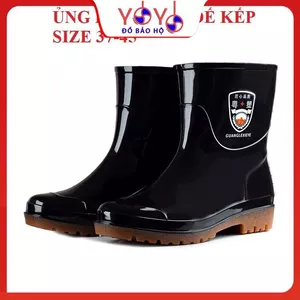 Ủng lội nước ngắn đế kếp size 37-45 Aulyshop, ủng lao động, ủng làm vườn