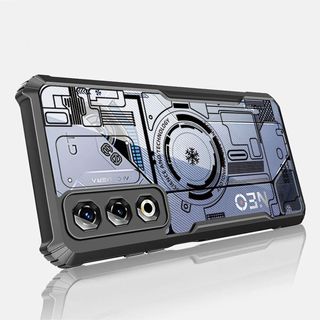 Ốp Điện Thoại Acrylic Cho Nubia Neo 5 Pro 5 3 2 1 4G 5G Ốp Lưng Nubia Neo 3 5 GT Với Họa Tiết Sang Trọng Khung Đen Siêu Mỏng Cứng Chống Trầy Xước Vỏ Bảo Vệ H01-05