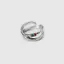 Springevenstar Mobius Rainbow Ring Thiết kế Niche Xu hướng cá tính Màu chỉ mục Nhẫn ngón tay Springevenstar