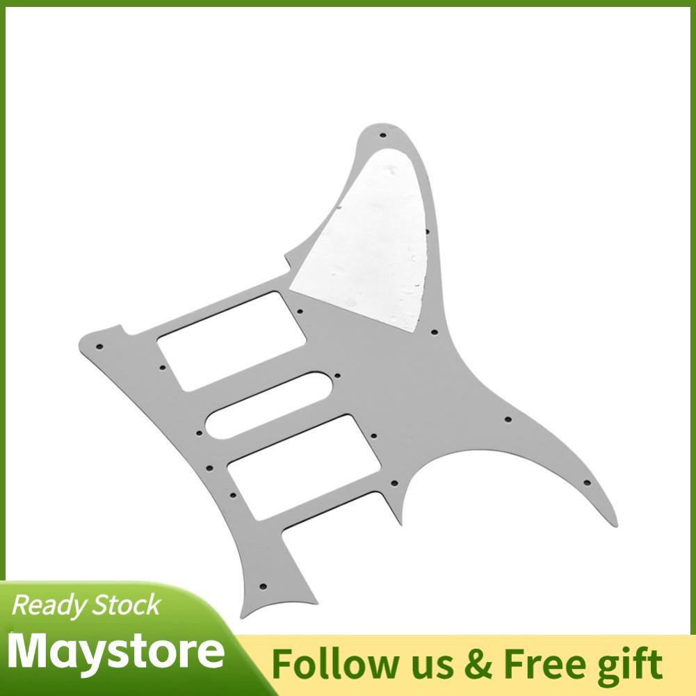 Maystoree Maystoree Pick Guard Chất liệu Celluloid PVC Đàn Guitar Điện Pickguard cho Humbucker Đĩa đơn (Đen)