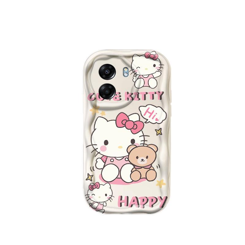 Thích hợp cho OPPO A5X A6 Pro A6X 4G 5G 3D Thẩm Mỹ Mềm TPU Kitty Rilakkuma Vỏ Điện Thoại Chống Sốc