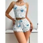 Cherry Loungewear Quần short treo in hình trái tim thường ngày có thể mặc bên ngoài Bộ đồ ngủ nữ 5.12