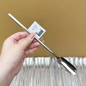 Thìa Đá Tinh Tế Thìa Cà Phê Giá Trị Cao Thìa Mật Ong Thìa Dài Thép Không Gỉ Tay Cầm Dài Thìa Khuấy Thìa Tráng Miệng