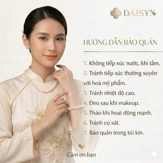 [ 𝐍𝐠𝐨̣𝐜 Đ𝐚̀𝐢 𝐋𝐨𝐚𝐧] N169 dây chuyền handmade hạt ngọc tròn hạt 6mm