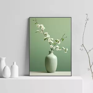 Phong Cách Trung Hoa Lối Vào Hội Trường Tranh Canvas Không Khung Chống Thấm Nước Treo Tường Nghệ Thuật Cho Phòng Khách Phòng Ngủ Phòng Ăn Hành Lang Trang Trí Nhà
