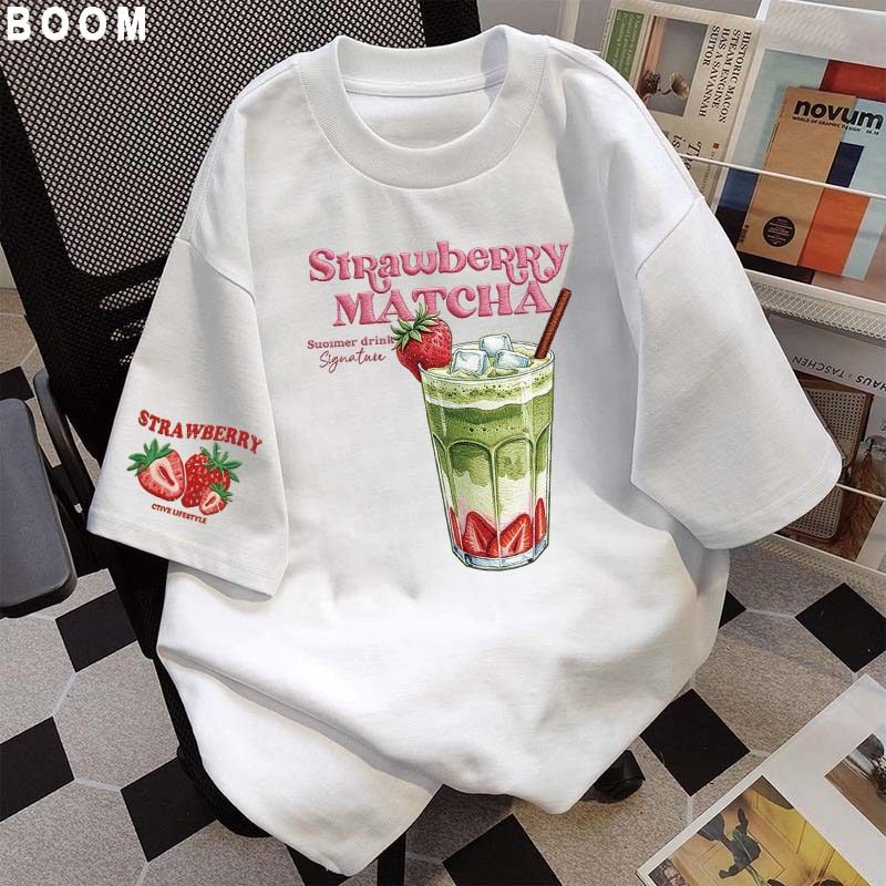 Áo thun chữ thêu nữ kiểu hàn quốc form rộng tay lỡ cổ tròn cotton mát - hè hot trend in cách dễ thương- Local brand #10