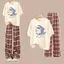 Bộ quần dài caro đỏ + và áo phông unisex hình cá mập freesize - chang3158