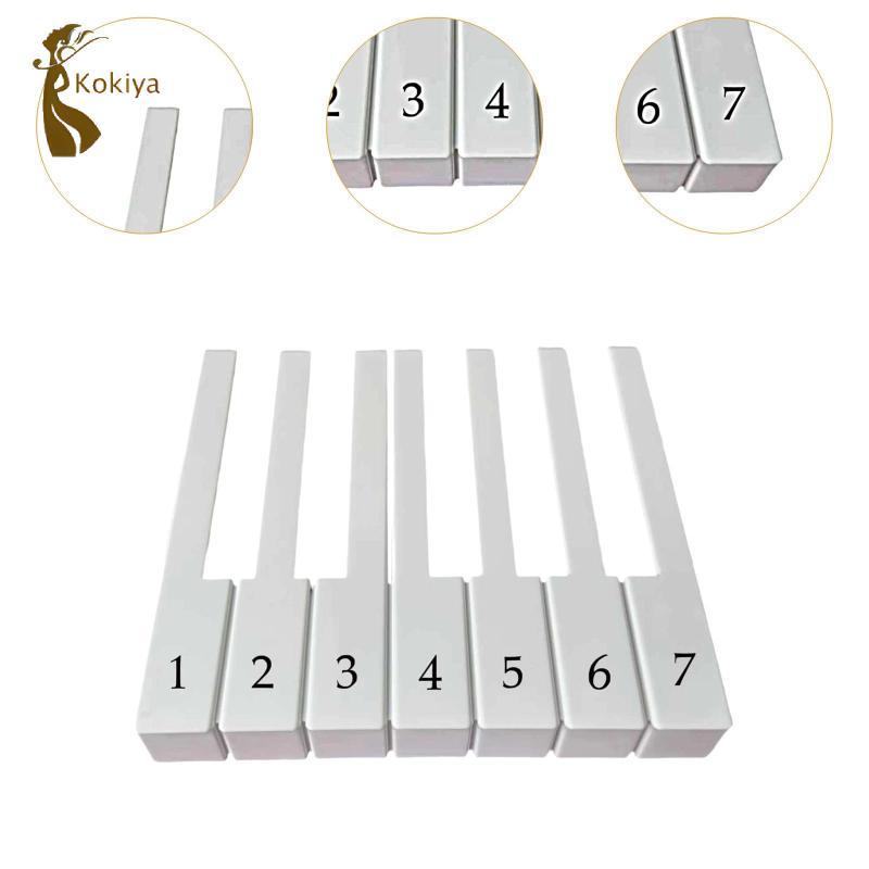 Bàn phím đàn piano Bộ nắp chìa khóa màu trắng Phụ kiện đàn piano chuyên nghiệp để sửa chữa thẳng đứng dọc