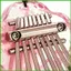 Đàn Piano Tay Hoa Mờ Acrylic 8 Chìa Khóa Di Động Có Dây Cầm Tay Ngón Tay Piano Cho Đảng Trường saixit2vn