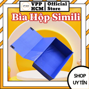 Bìa Hộp Simili A4 5cm – 20cm – File Lưu Trữ Hồ Sơ Cứng Cáp, Tiện Lợi