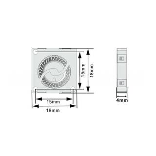 SAFENH 1 Quạt thổi Mini 5V DC siêu mỏng 18x4mm dành cho máy tính xách tay & máy bay không người lái VN