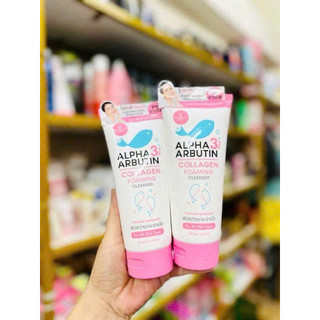 [DATE 12/2028] Sữa Rữa Mặt Alpha Arbutin Collagen Foaming Cleanser Thái Lan 120g