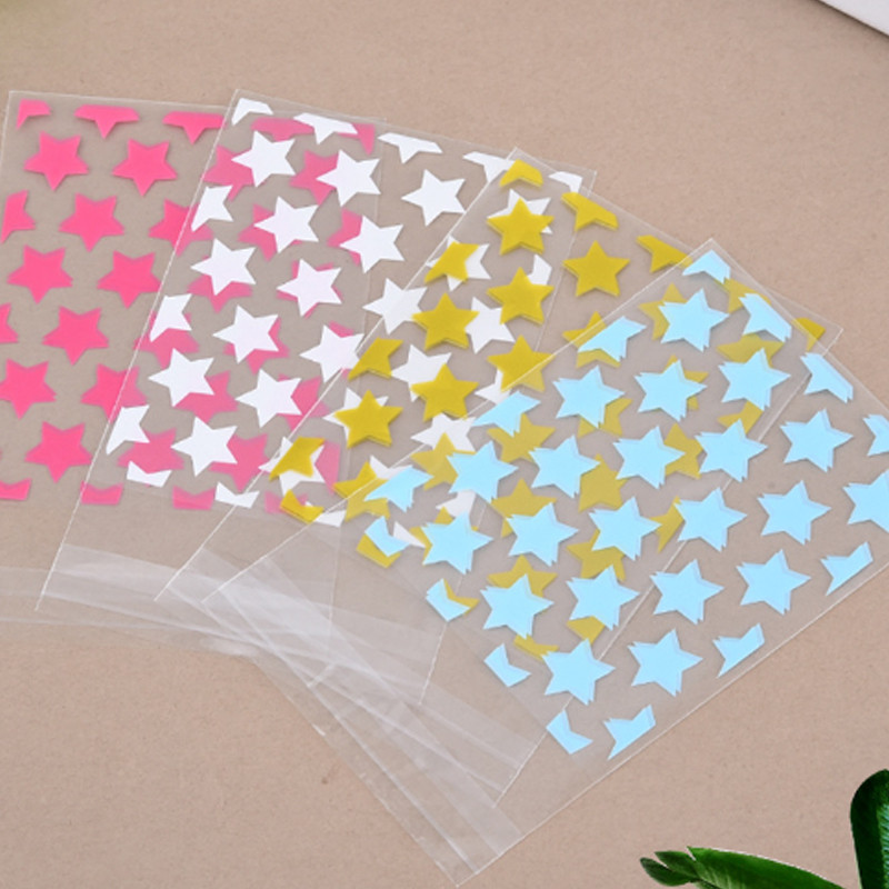 🌤️COD🌤️50 Chiếc Ngôi Sao Tự Niêm Phong Túi Bao Bì Toploader Trong Suốt Bao Bì Túi Bảo Quản Túi Mini Người Tổ Chức