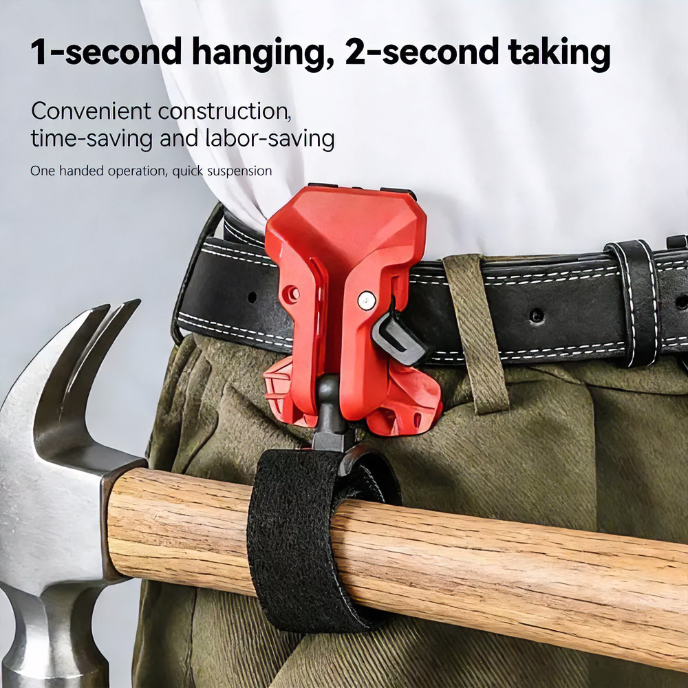 【COD】Kẹp đai dụng cụ điện treo hông đa năng, kẹp giữ mũi khoan và máy khoan, độ cứng ca, dùng mọi loại thắt lưng.