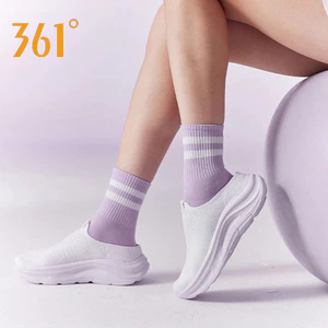 361° Giày Thể Thao Nữ Slip-On Đế Dày Lưới Thoáng Khí Nhẹ Mềm Êm Chân Hàng Ngày Tập Gym Nhảy Aerobic