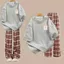Bộ đồ kẻ caro đỏ dài +kết hợp áo phông BEARSSSS unisex - thời trang đa phong cách từ thubioo.