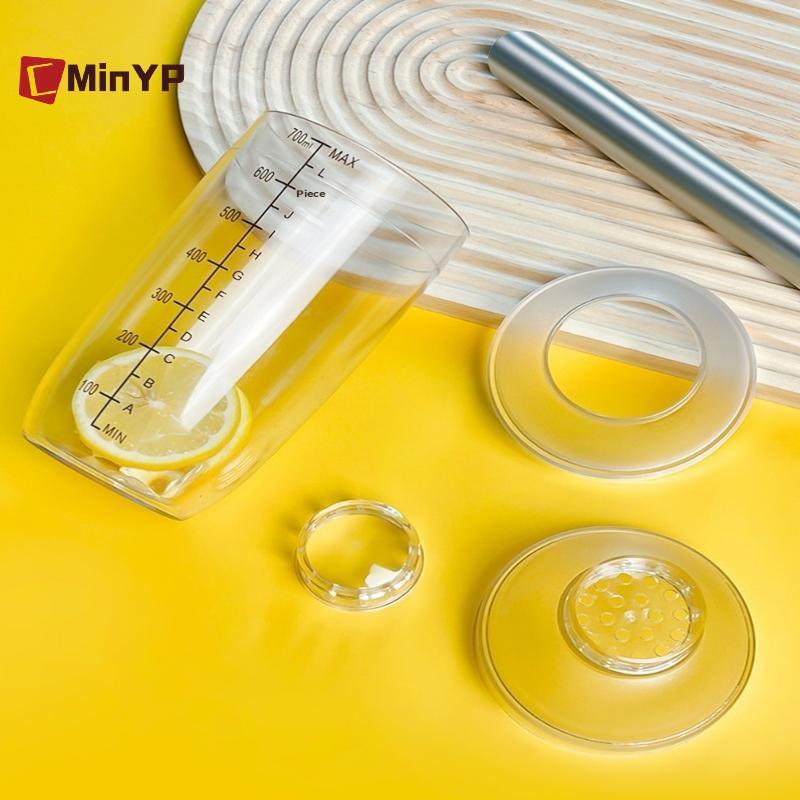 CMinYP 3 / 5 / 7 Chiếc Cotail Shaker Set Cotail Shaker Và Đo Jigger Bộ Đồ Uống Hỗn Hợp Dụng Cụ Lắc Tay Cho Bartending Và Home Bar Glory