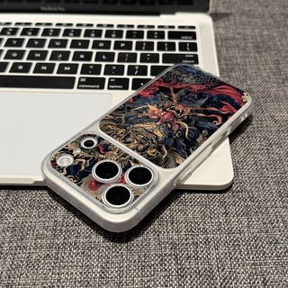 Cửa sổ lớn God of Wealth Thích hợp cho vỏ điện thoại Apple 17 Bao gồm tất cả iPhone16pro / 15 Trong suốt 14 chống sốc