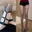 Khuyến mãi: Tất đùi lưới over-the-knee gợi cảm, chất liệu lụa đen - Pure Desire