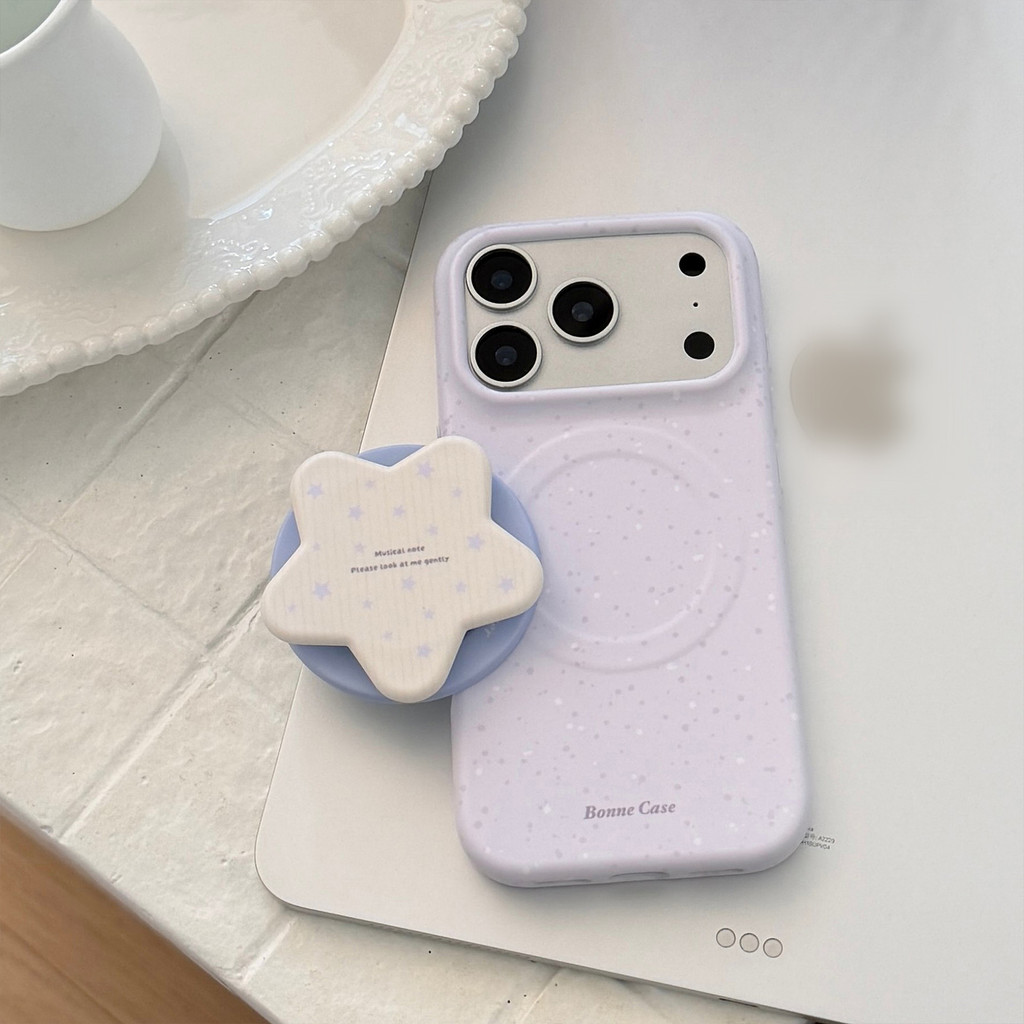 Ốp lưng iPhone Ngôi Sao Tím thích hợp cho iPhone 17 Pro Max, 17, 16, 15, 14, 13 với phong cách đính kèm từ tính
