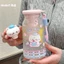 Dễ Thương Mèo Con Cốc Nhựa Mới Tritan Chất Liệu Cô Gái Học Sinh Cốc Rơm Giá Trị Cao Chống Sốc Cốc Di Động